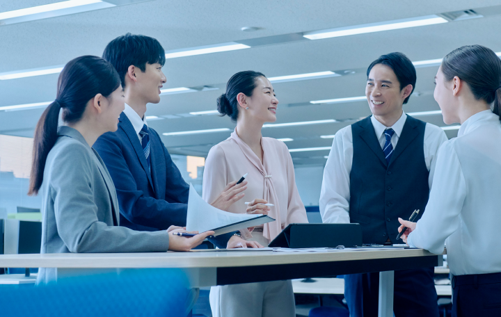 社内のミーティング
